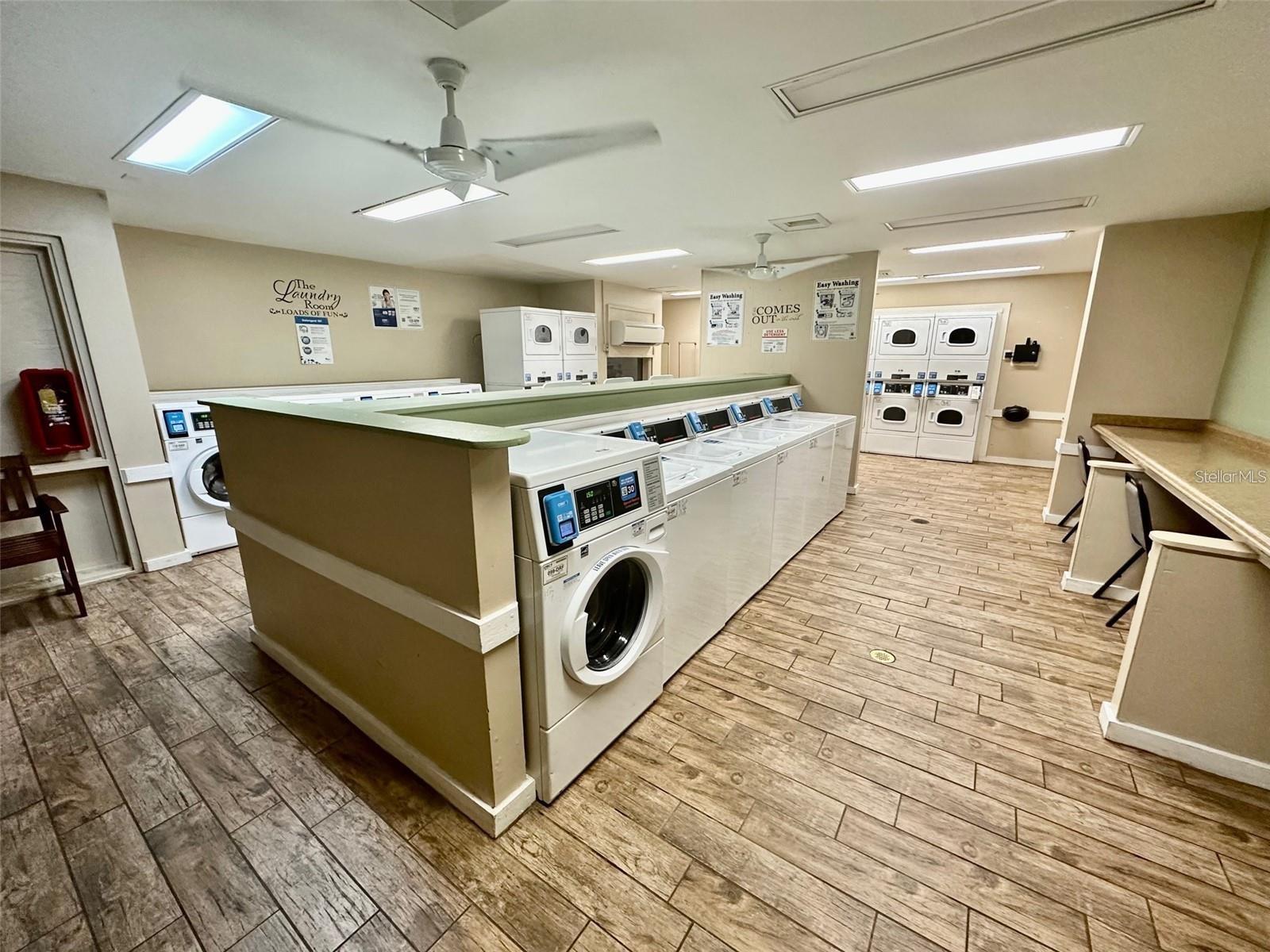 Community laundry facilities