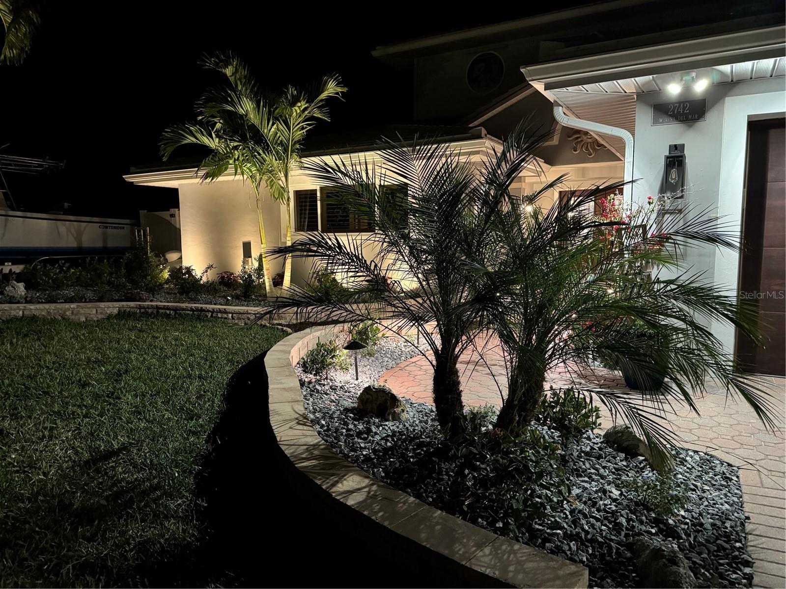 Landscaping at Night
