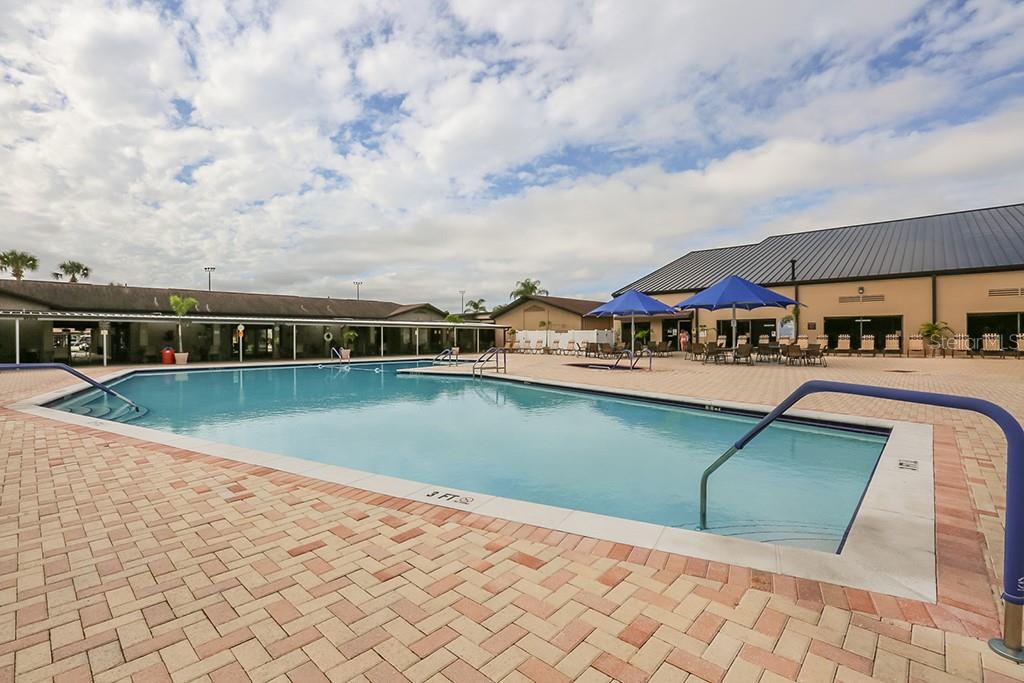 Outdoor community pool in SCC