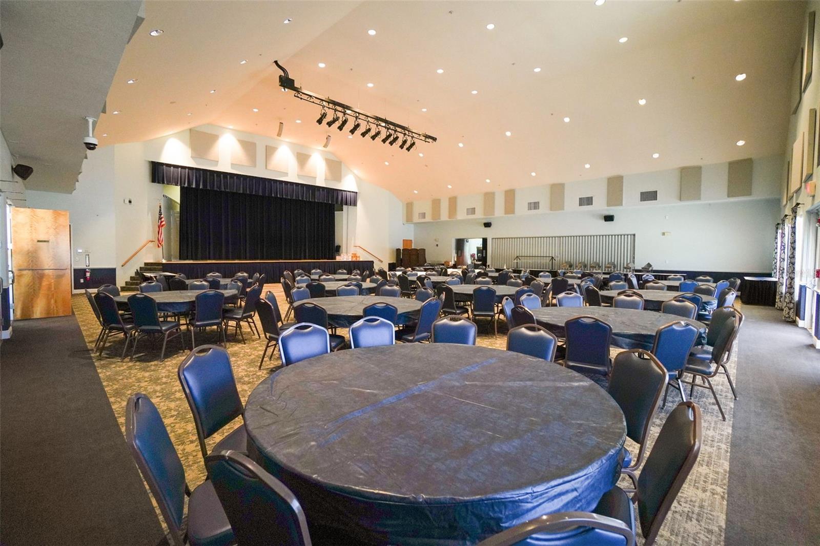 Banquet Hall located in Clubhouse