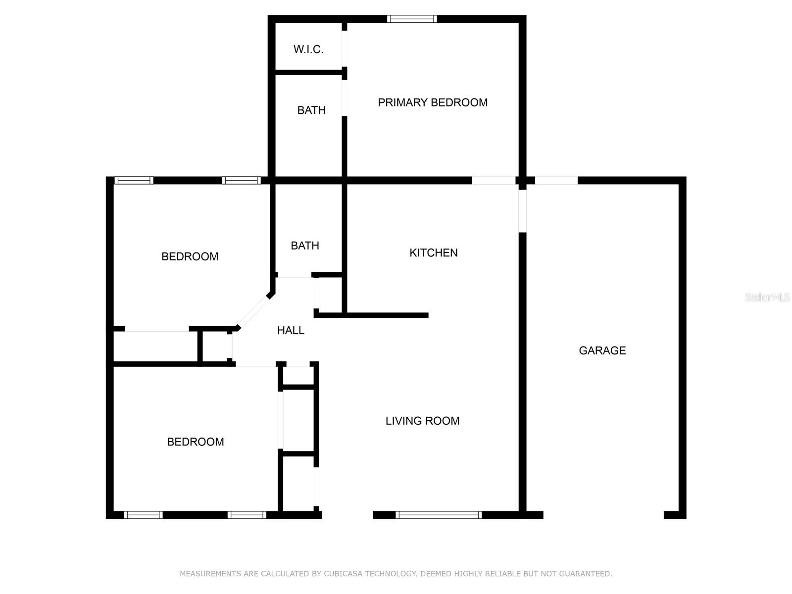 Floorplan of the house at 3544 Murrow St