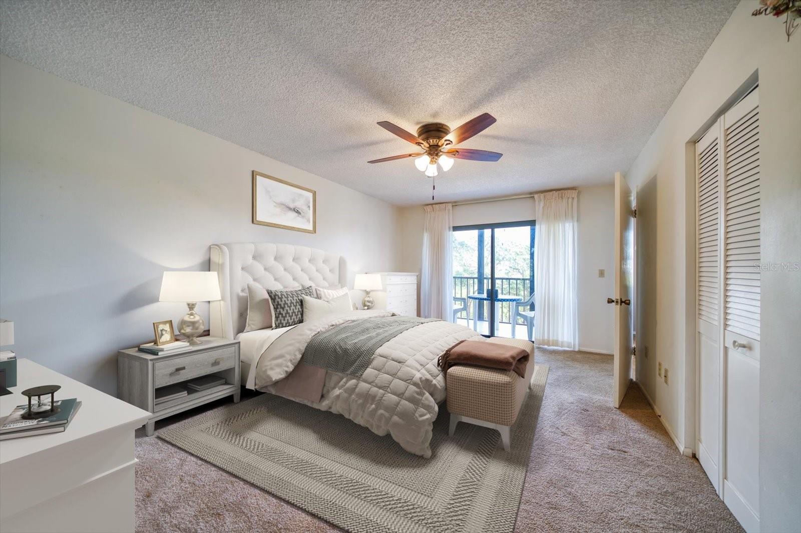 Primary Bedroom virtual staging