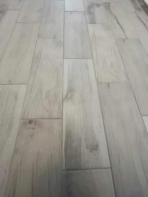 Wood Look Tile Throughout First Floor (stock photo)