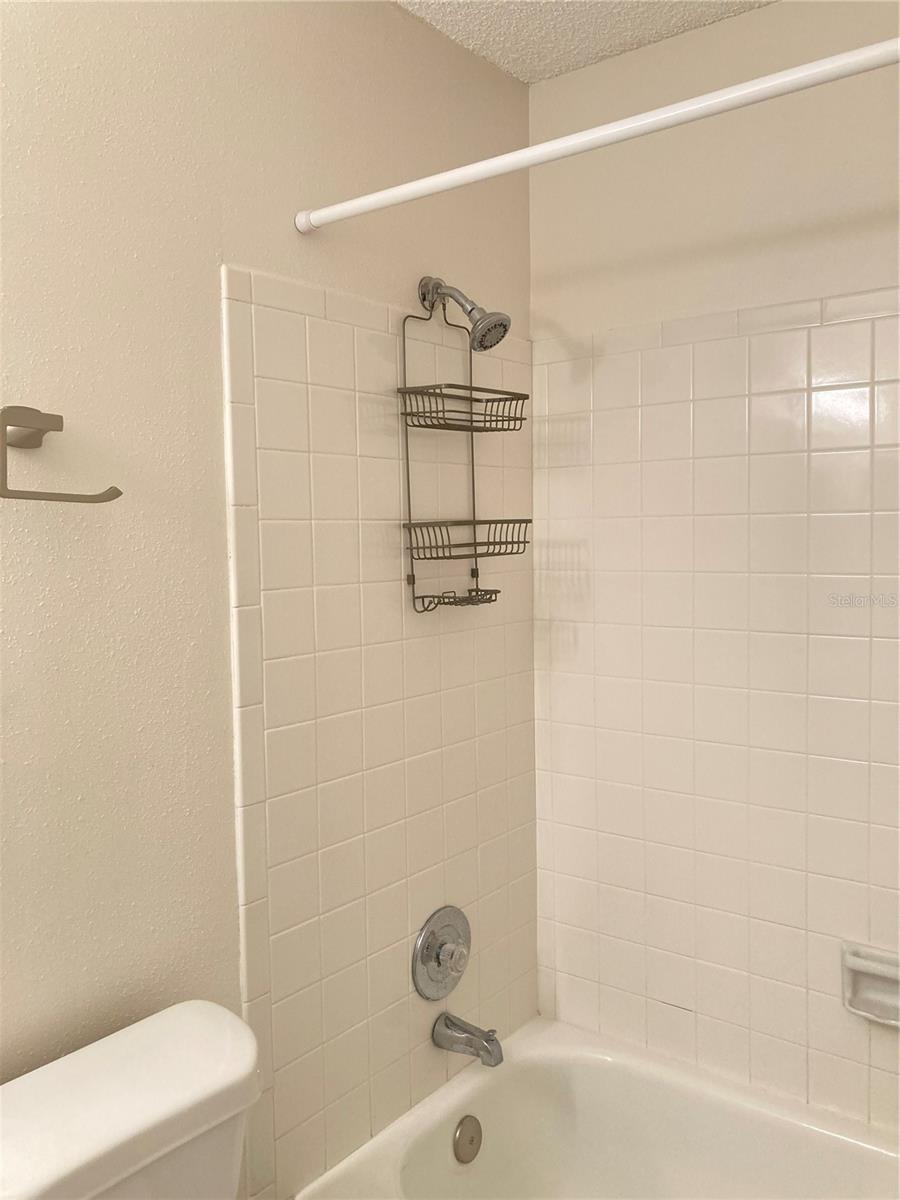 Tub/shower combo in hall bath