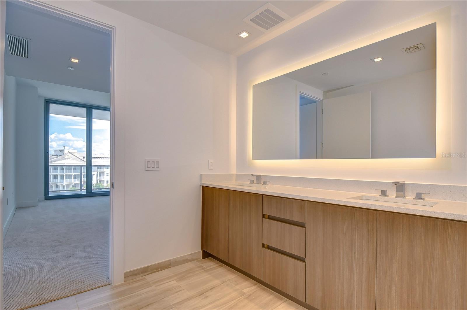 Master bathroom , from Master bedroom can view the beautiful waterview