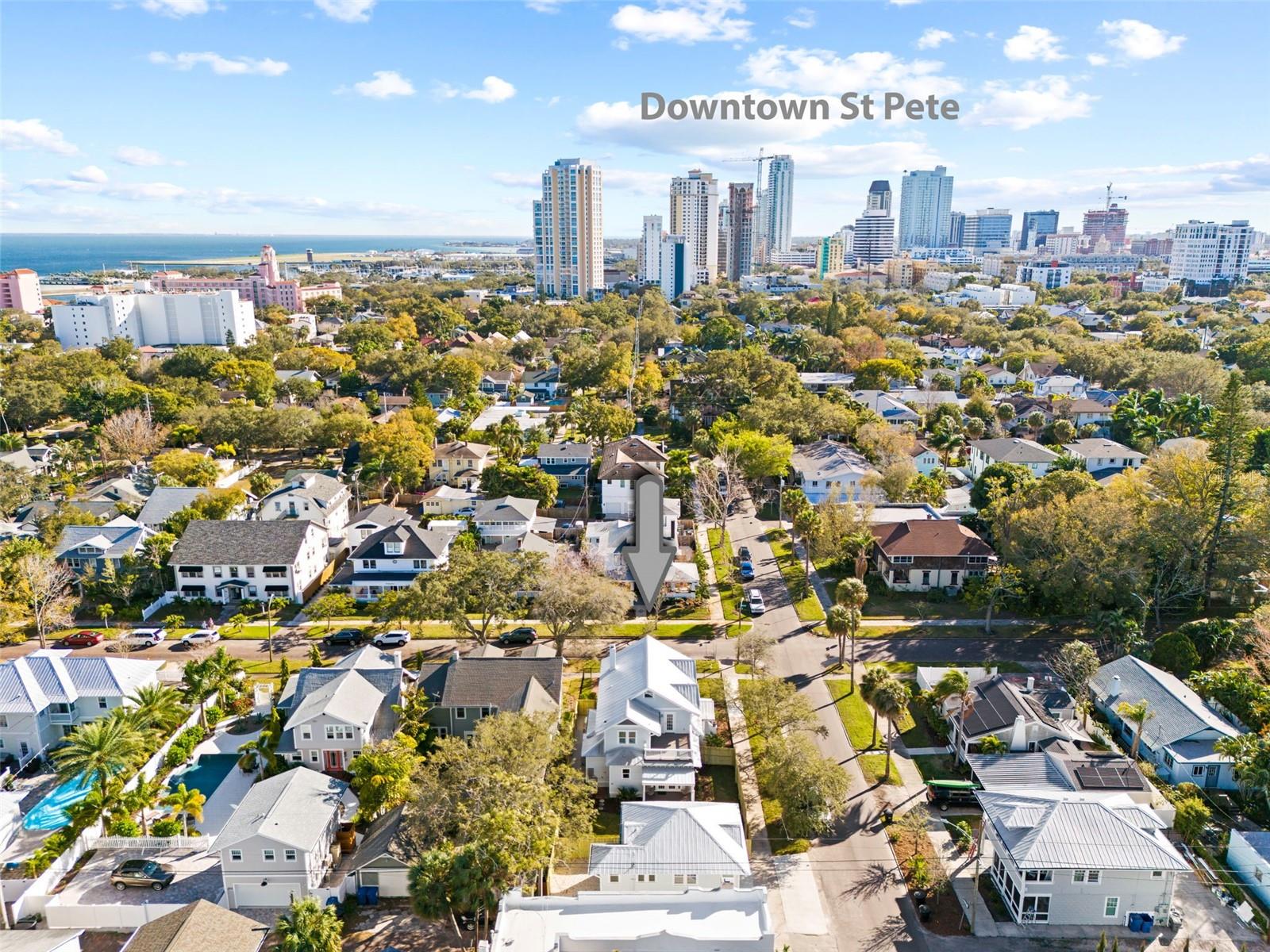 5 Blocks to Downtown St Pete