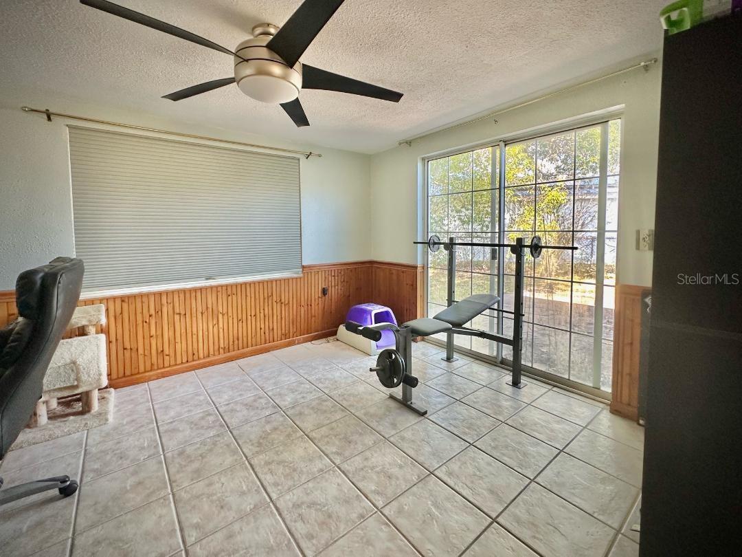 Family room currently used as office...seller works from home.