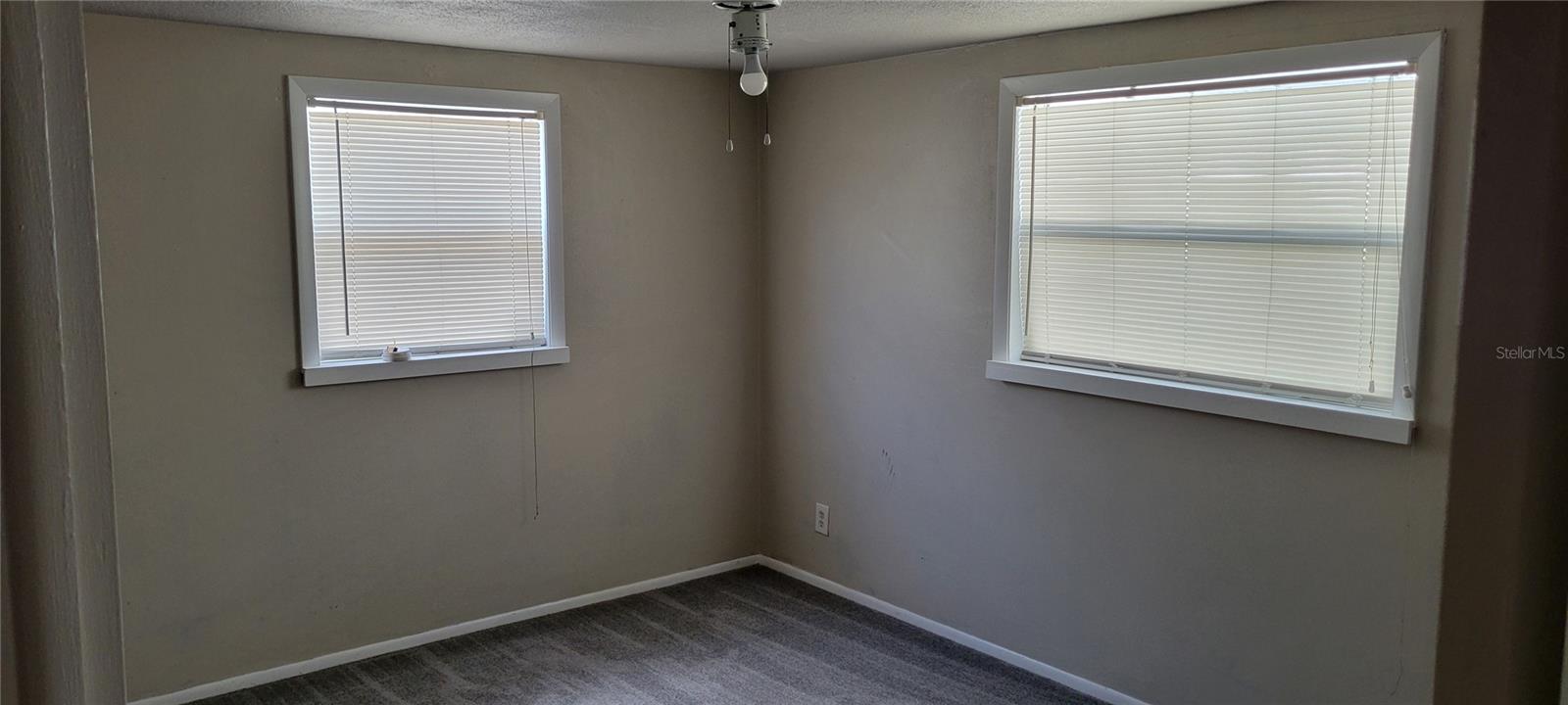 Bedroom with new flooring