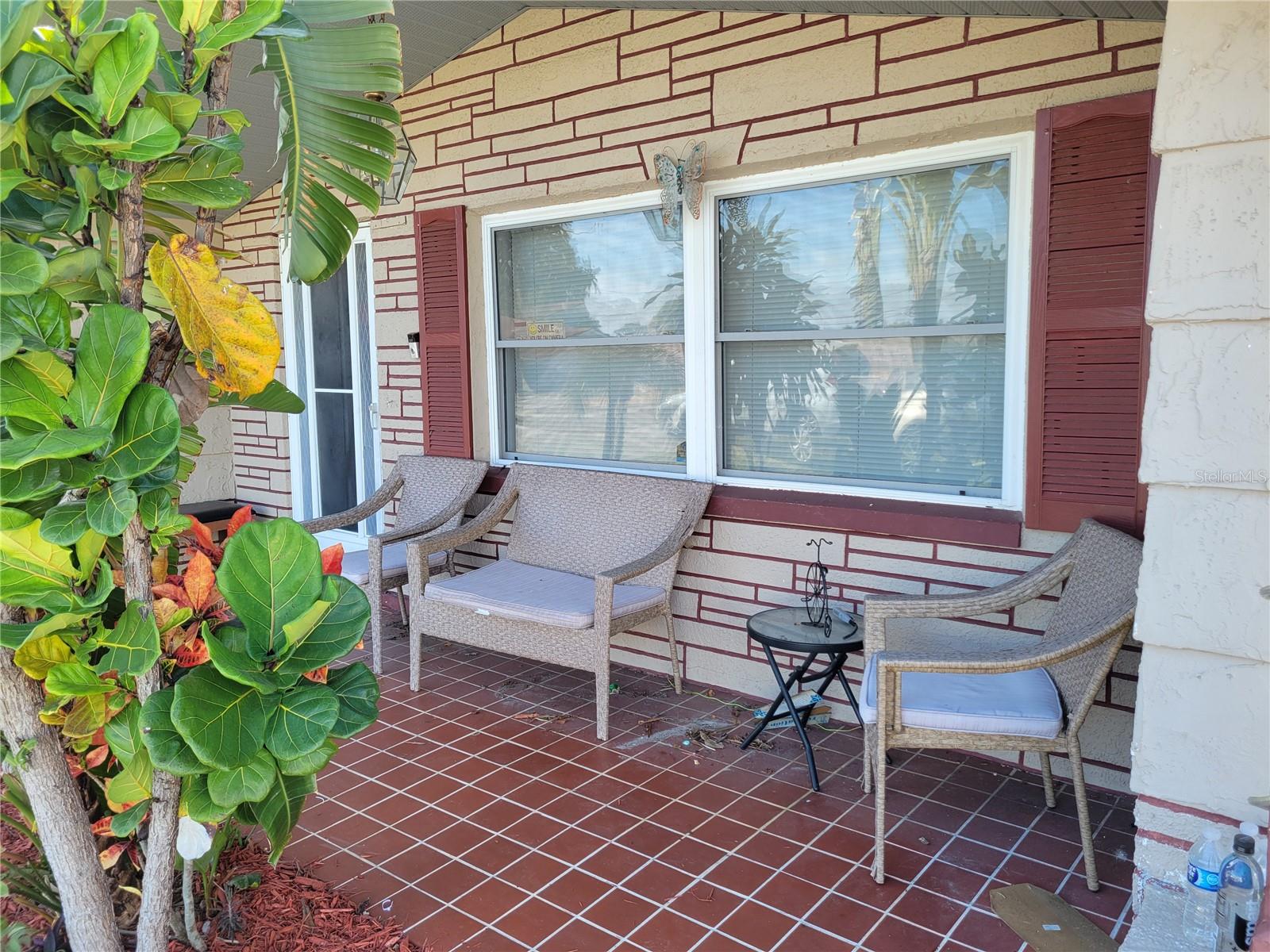 Cute front porch for relaxing