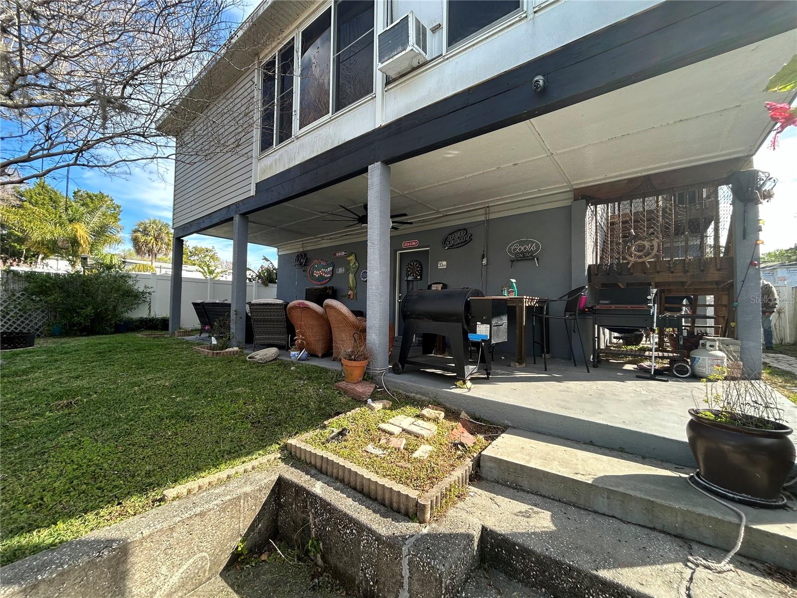 lower level porch