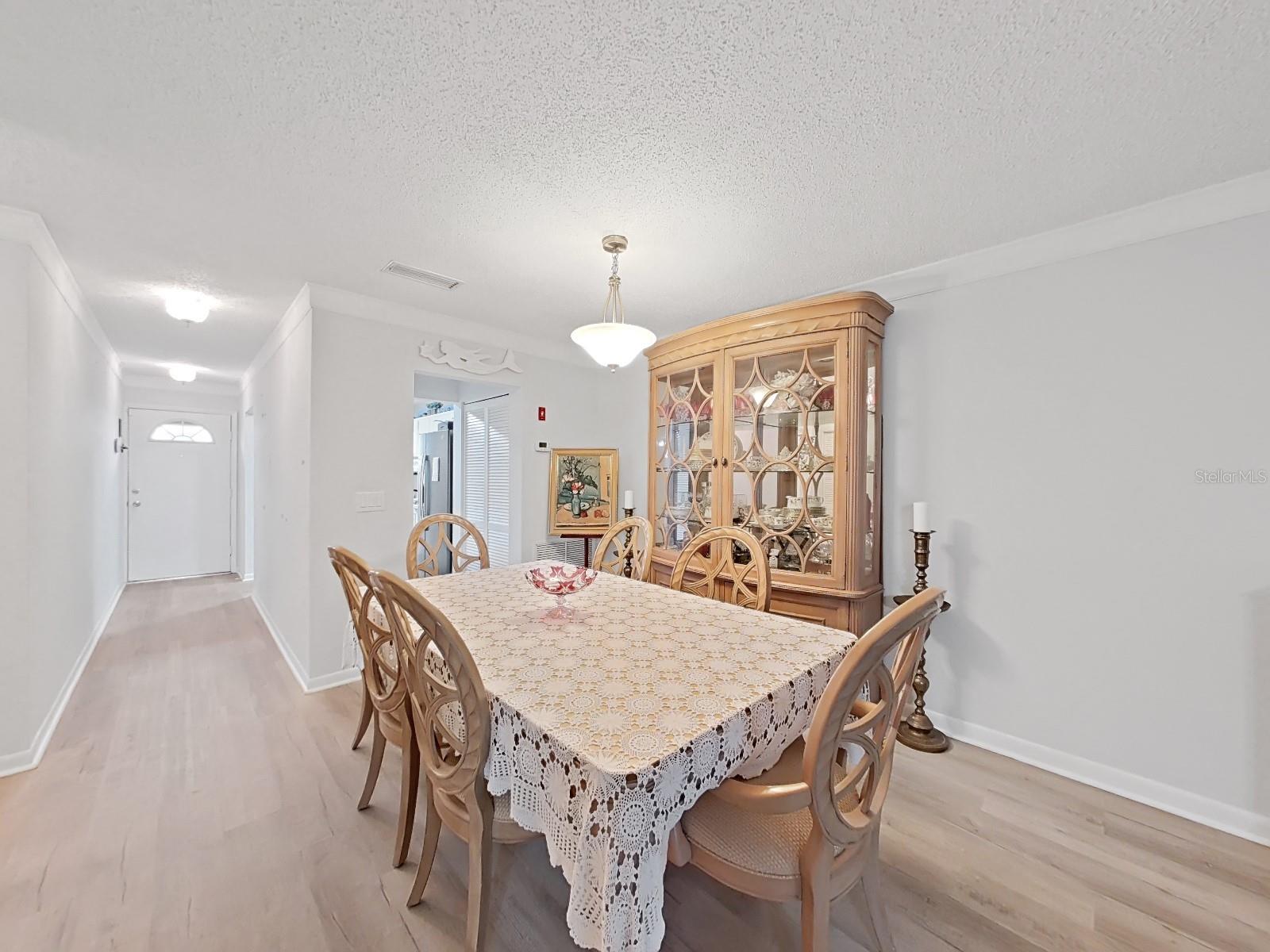 Plenty of space for a family dining table and seating!