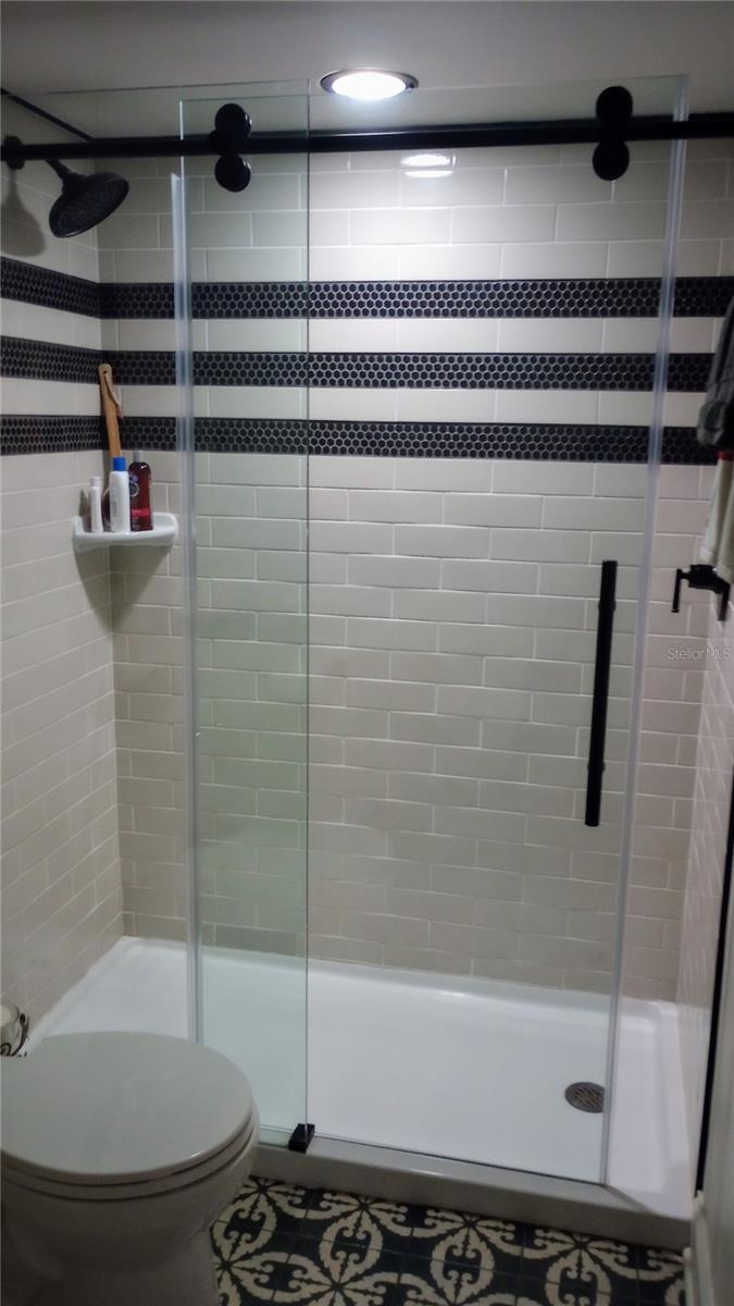 remodeled shower