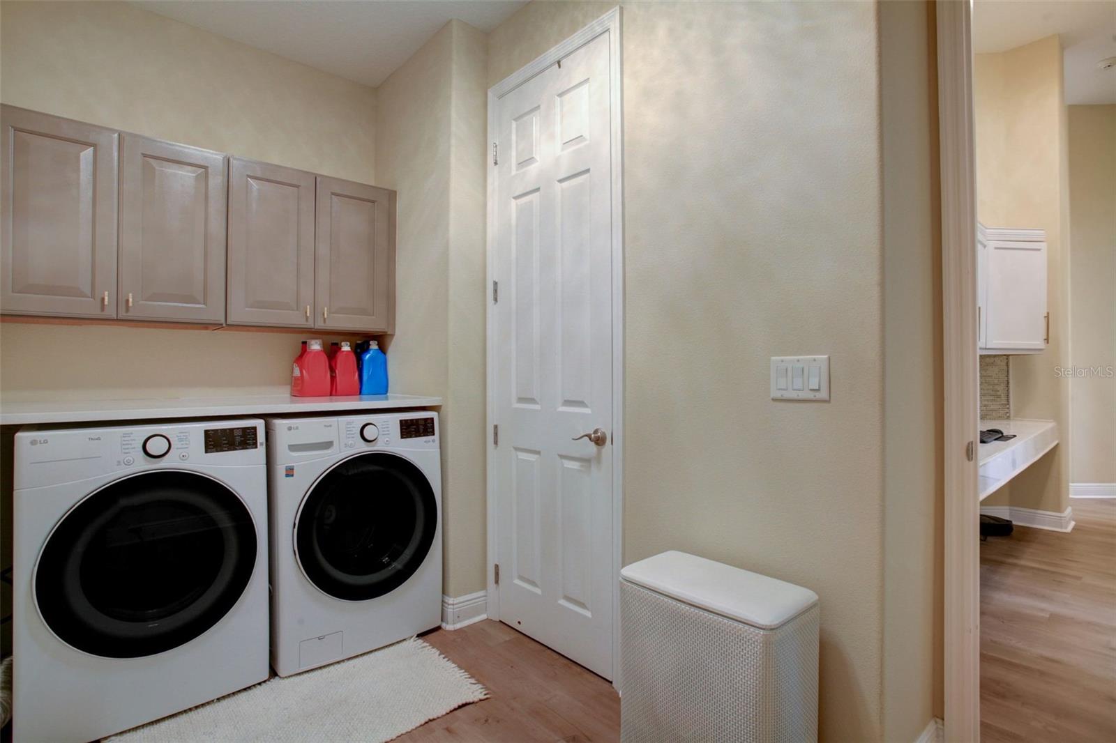 Laundry room on first floor