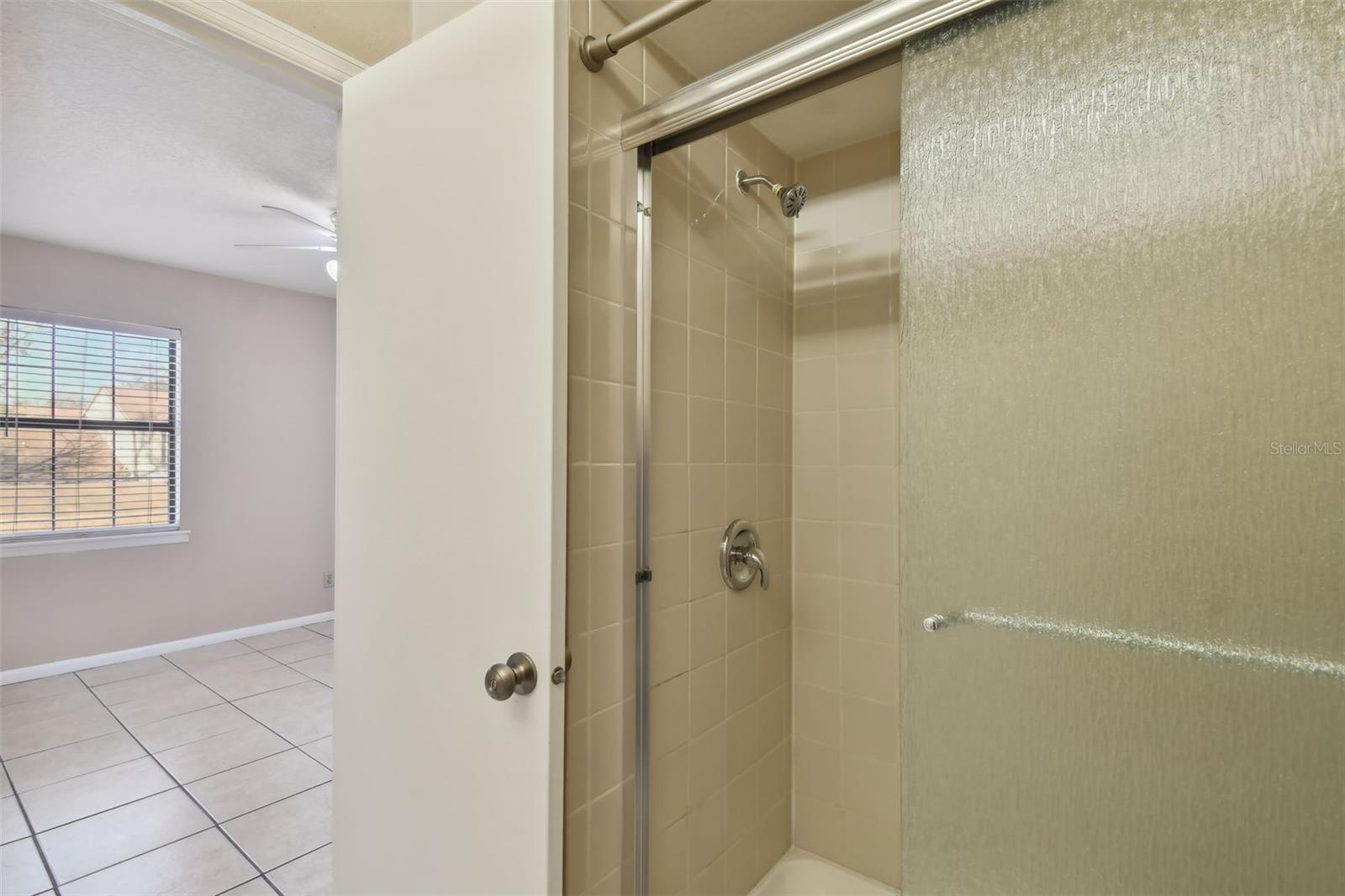 Shower in suite 2