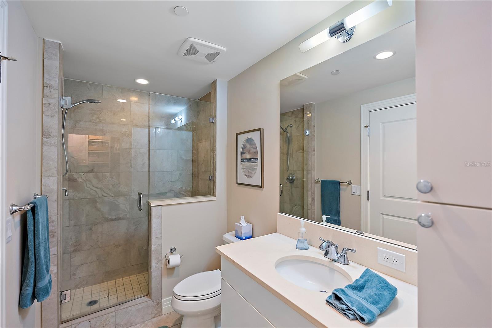 Guest Bath which can be accessed directly through Guest Bedroom or hallway.
