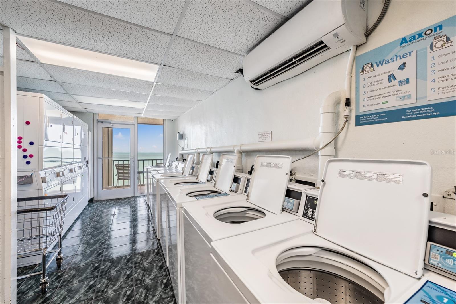Laundry Facility with private deck