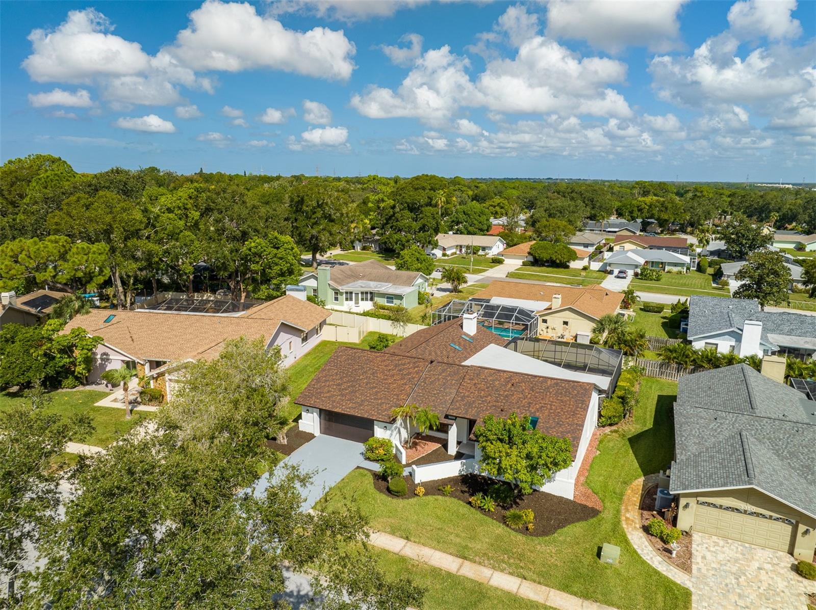 Enjoy the blue skies in the Countryside neighborhood of Clearwater Florida