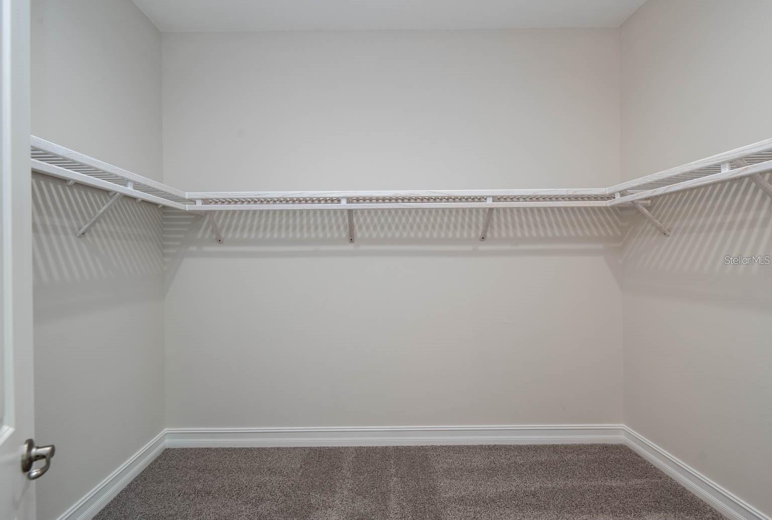 Large walk in closet