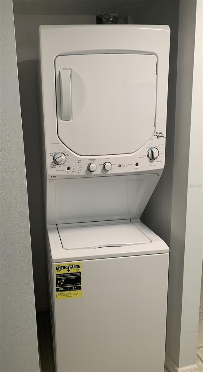Washer / Dryer in unit.