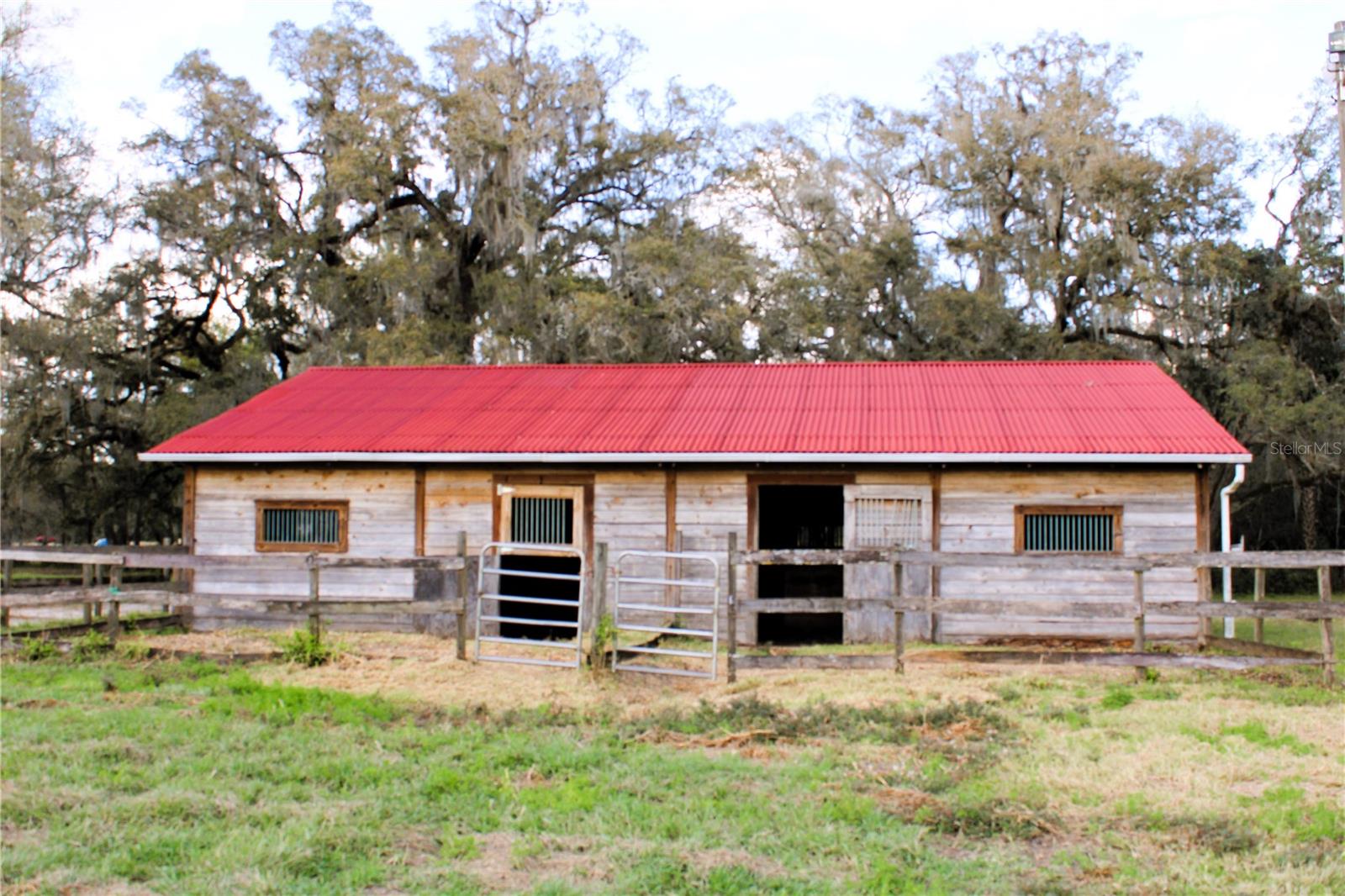 back side With run in Stalls