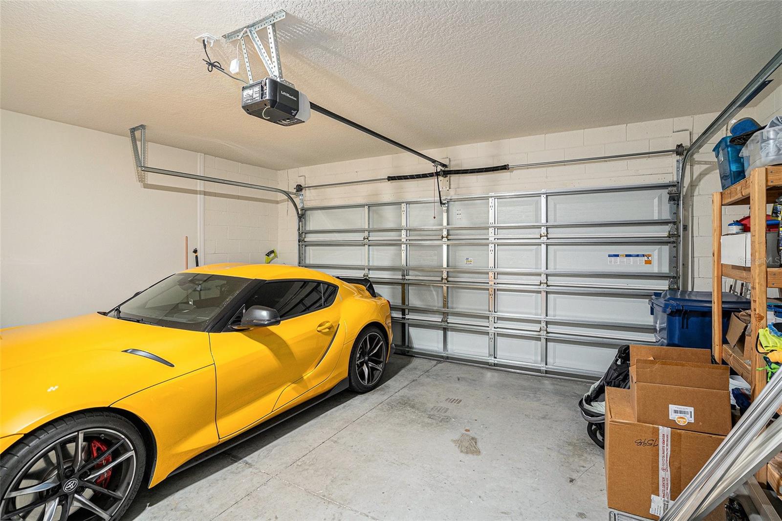 Two car garage second view