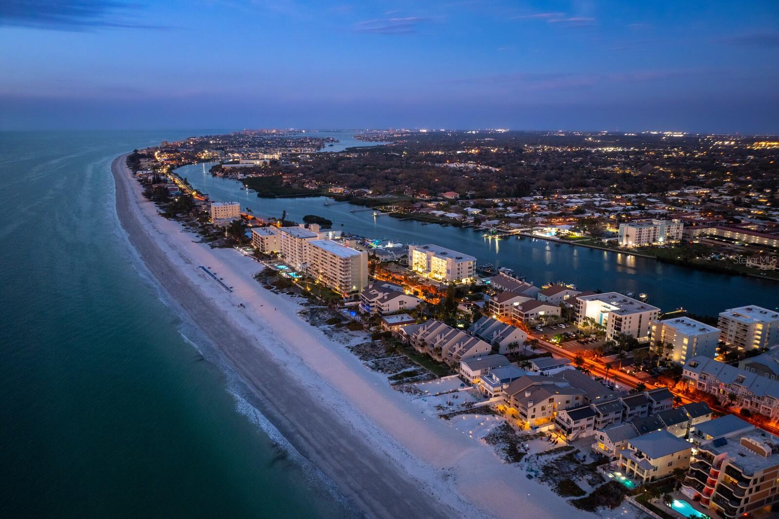 Located in the quaint Indian Shores community, your panoramic view of the Gulf beach is priceless!