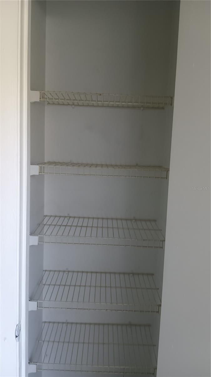 Closet Pantry in Kitchen