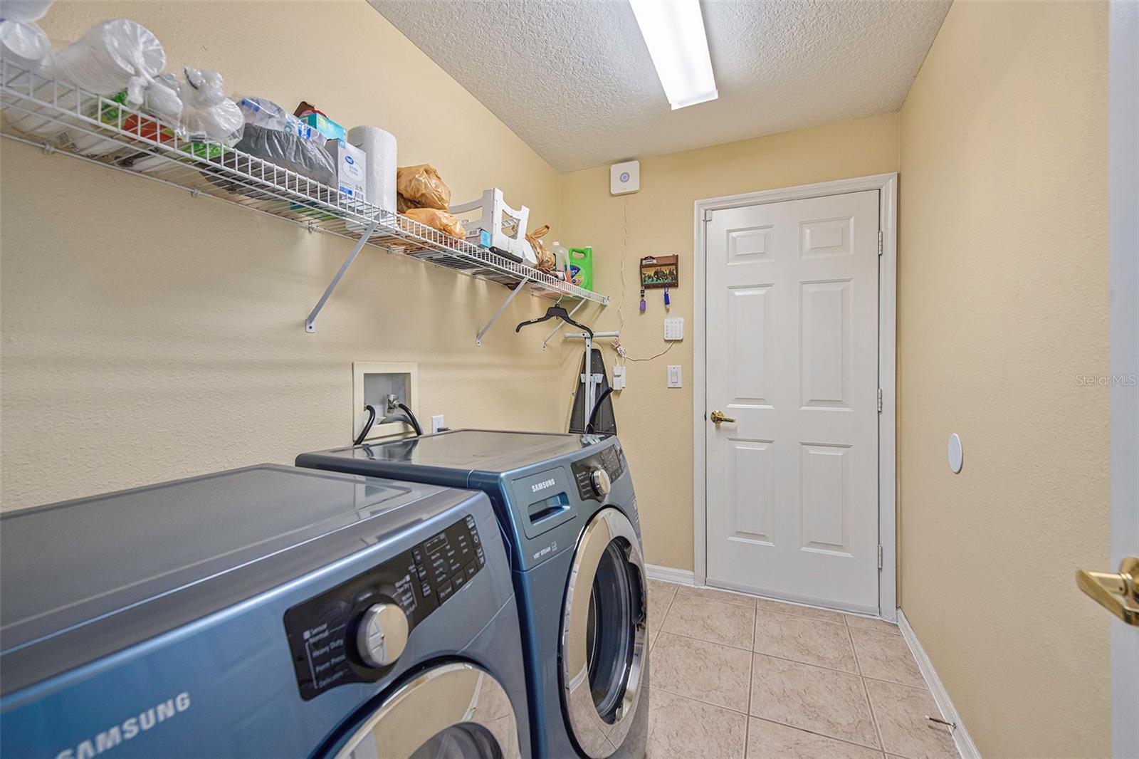 Laundry room and garage entrance