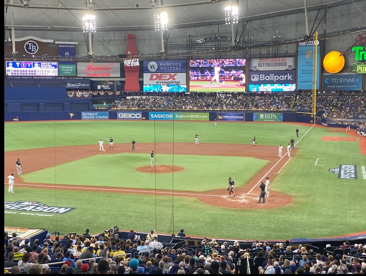 St Pete is home to the Tampa Bay Rays Baseball team and the Lightning Hockey team!
