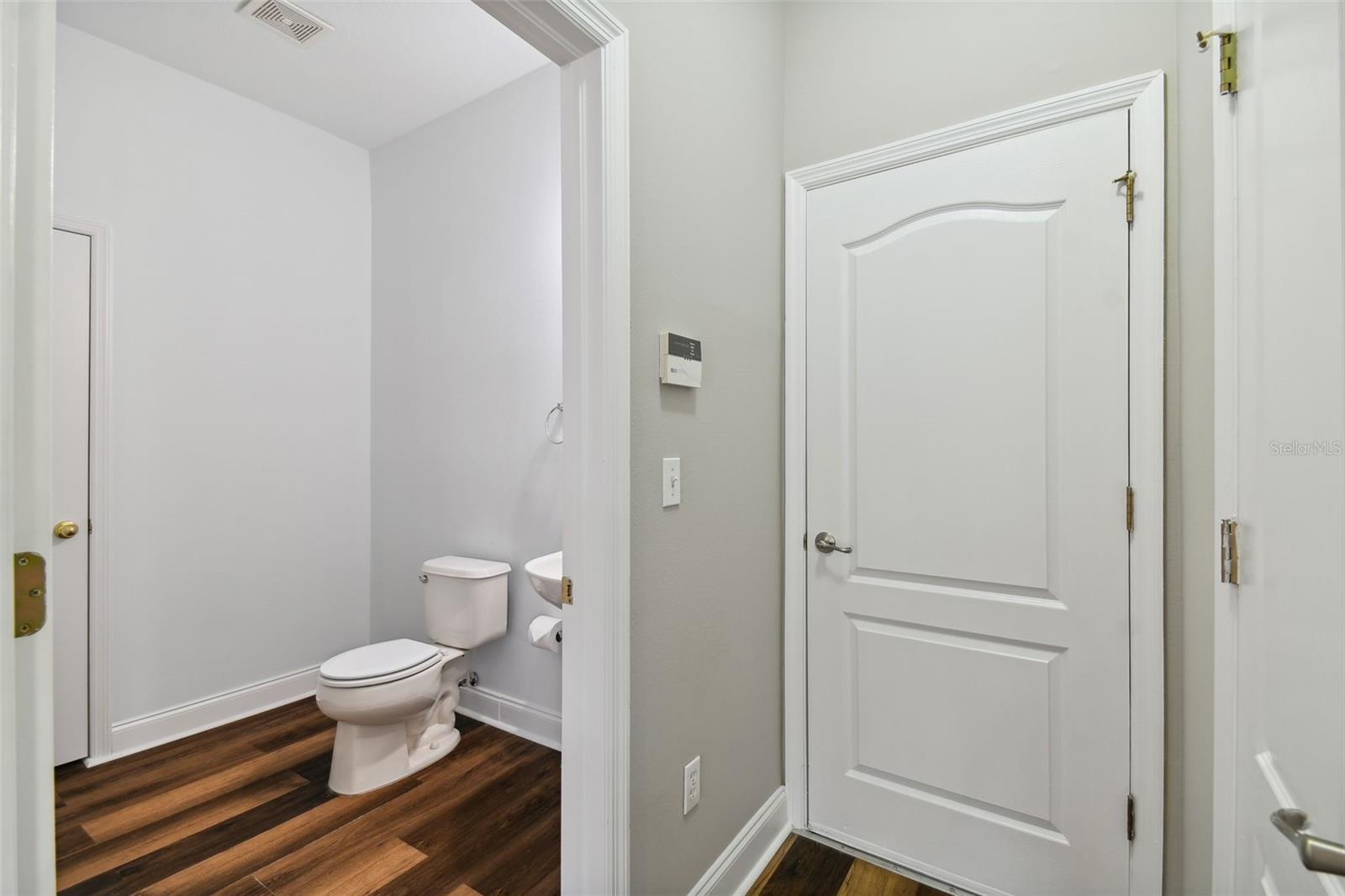 Potentially replace the closet with a shower for a third full bathroom.