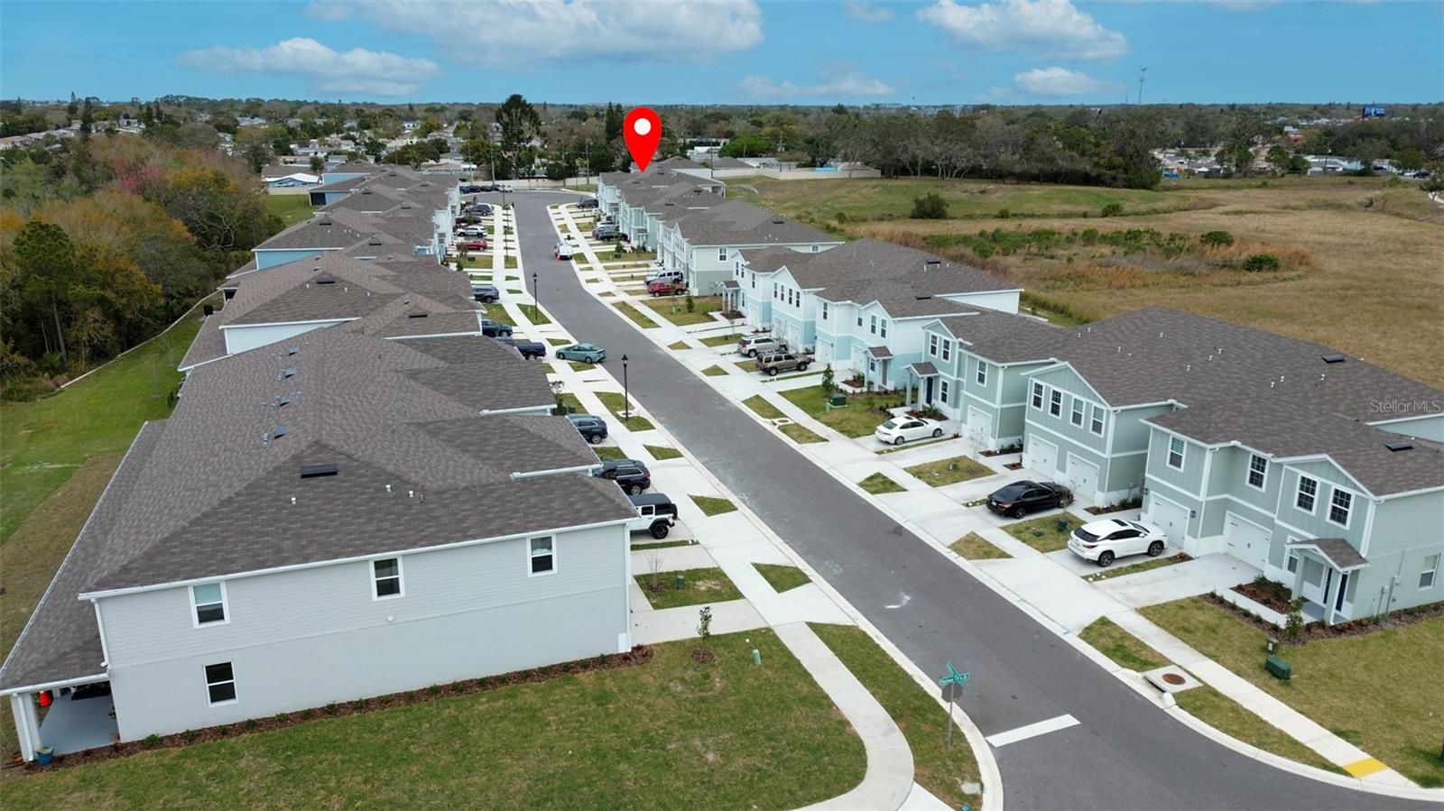 While the Anclote Square development is located just off of US Hwy 19, behind Sun Toyota, the green space offers a generous buffer between the hustle and bustle of traffic noise.