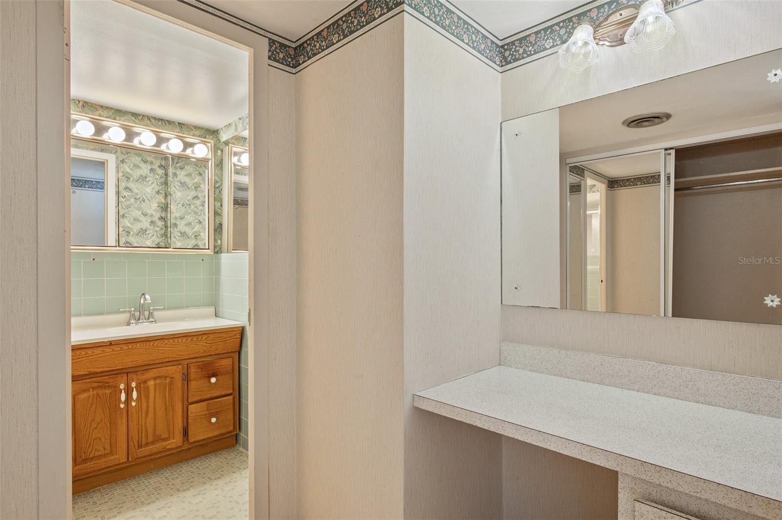 En Suite Bath with separate vanity area