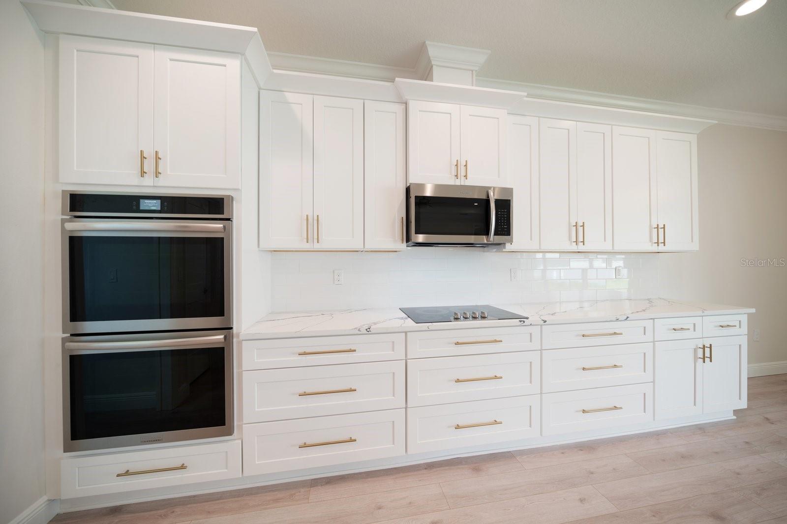 Double Ovens White cabinetry