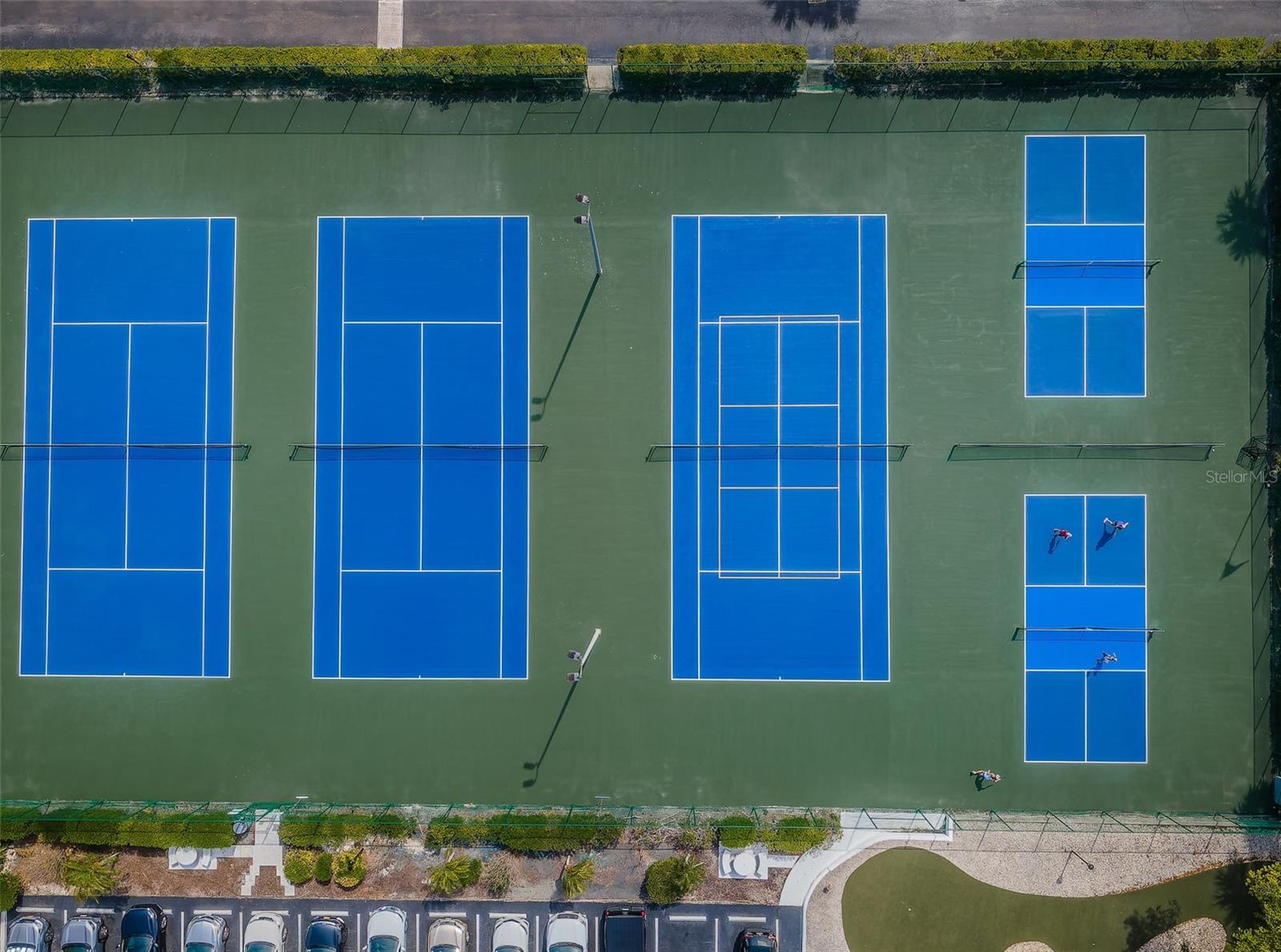Brand New & Resurfaced Tennis and Pickleball Courts!