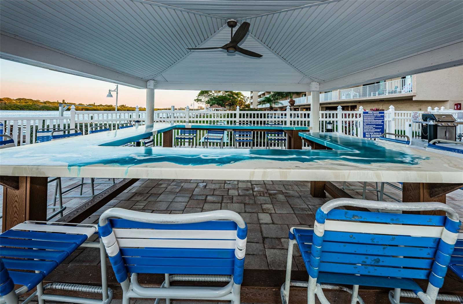 Relax poolside with your friends and family at the newly renovated Outdoor Bar & Lanai
