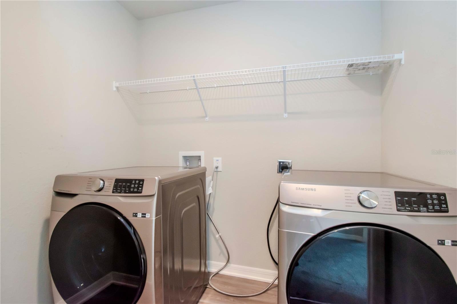 LAUNDRY ROOM W/SAMSUNG FRONT LOAD WASHER/DRYER
