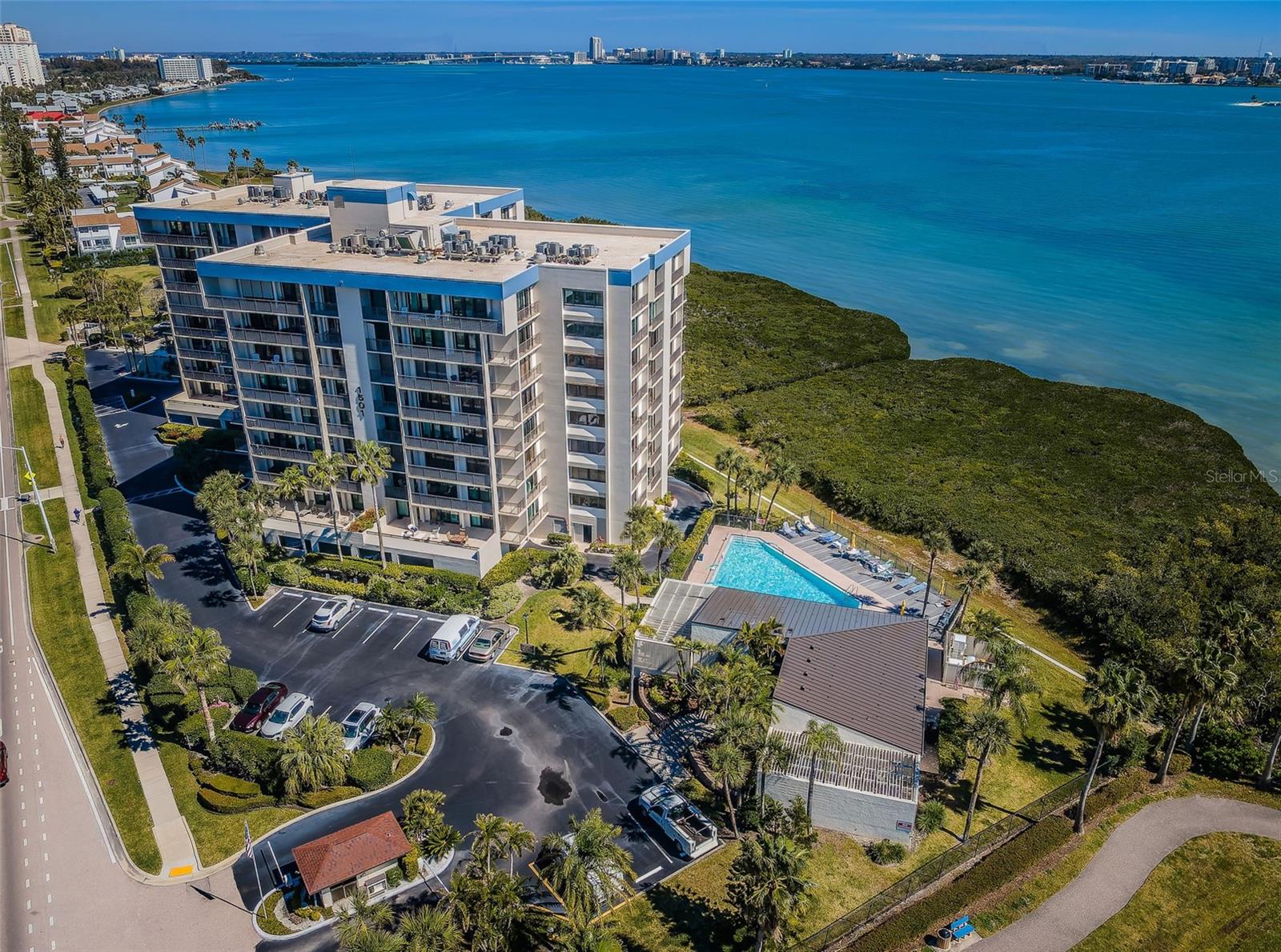 Panorama of The South Bay Properties Situated on Pristine Sand Key
