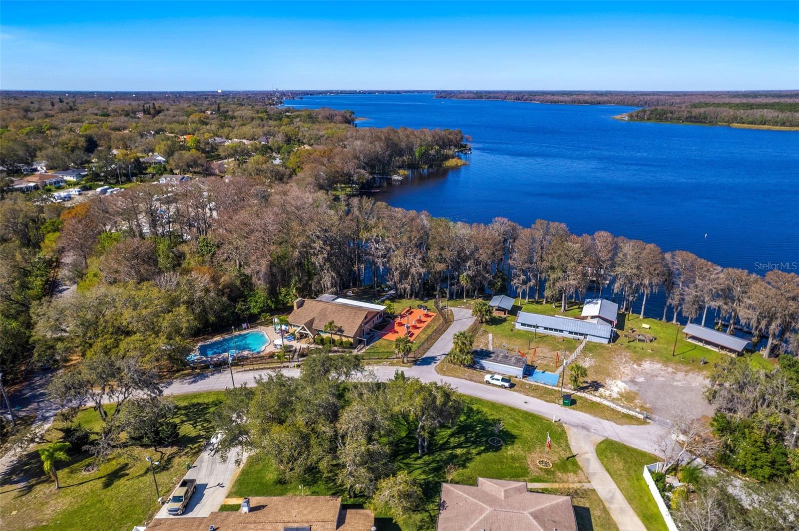 Community Boat ramp and Dock on Lake Tarpon