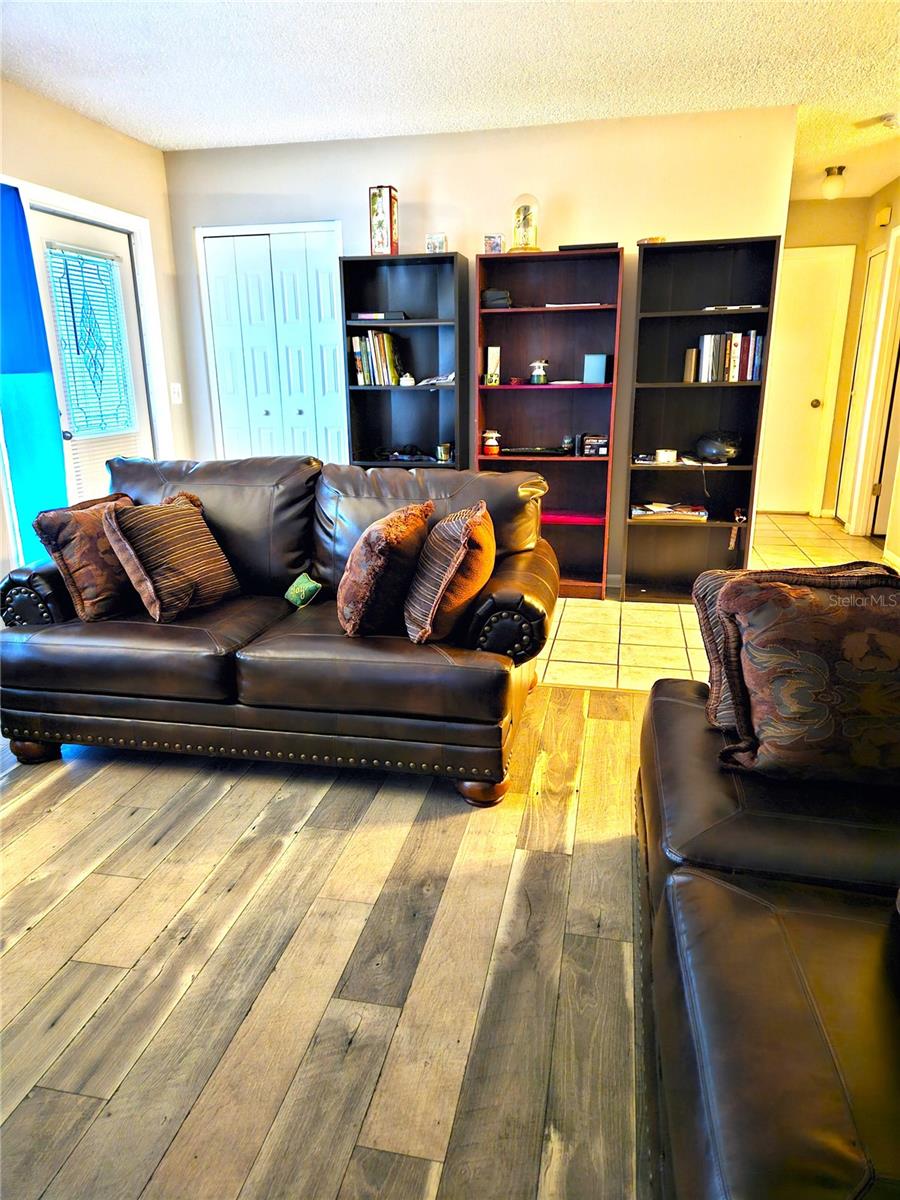 Living Room luxury vinyl planks