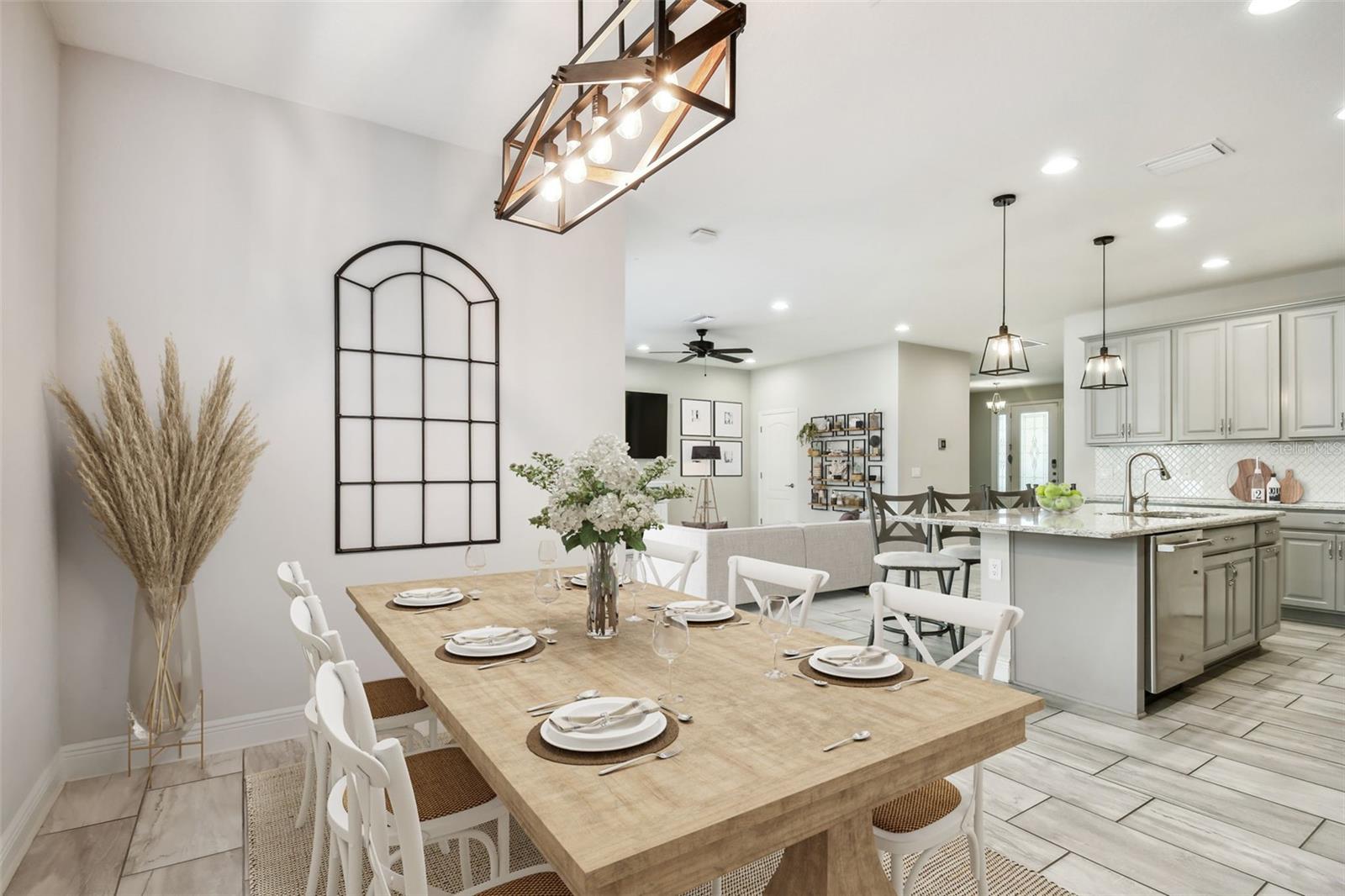 Beautiful Eat in kitchen space