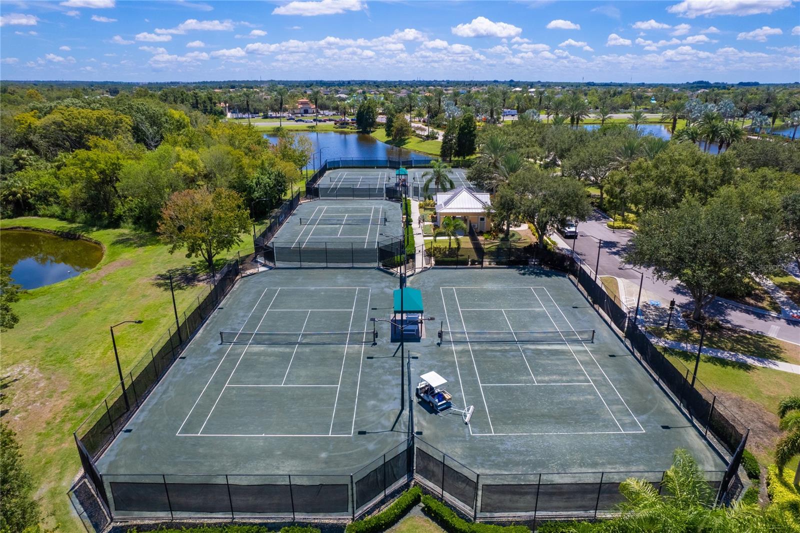Five Community Tennis Courts.