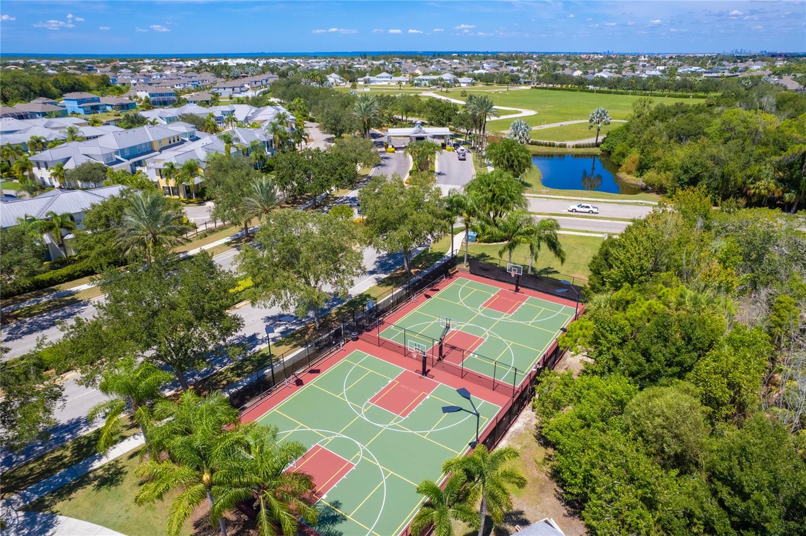 Basketball Courts - also used for Pickleball.