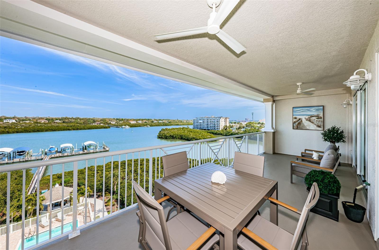 300 Foot Waterfront Balcony with Panoramic Water Views!