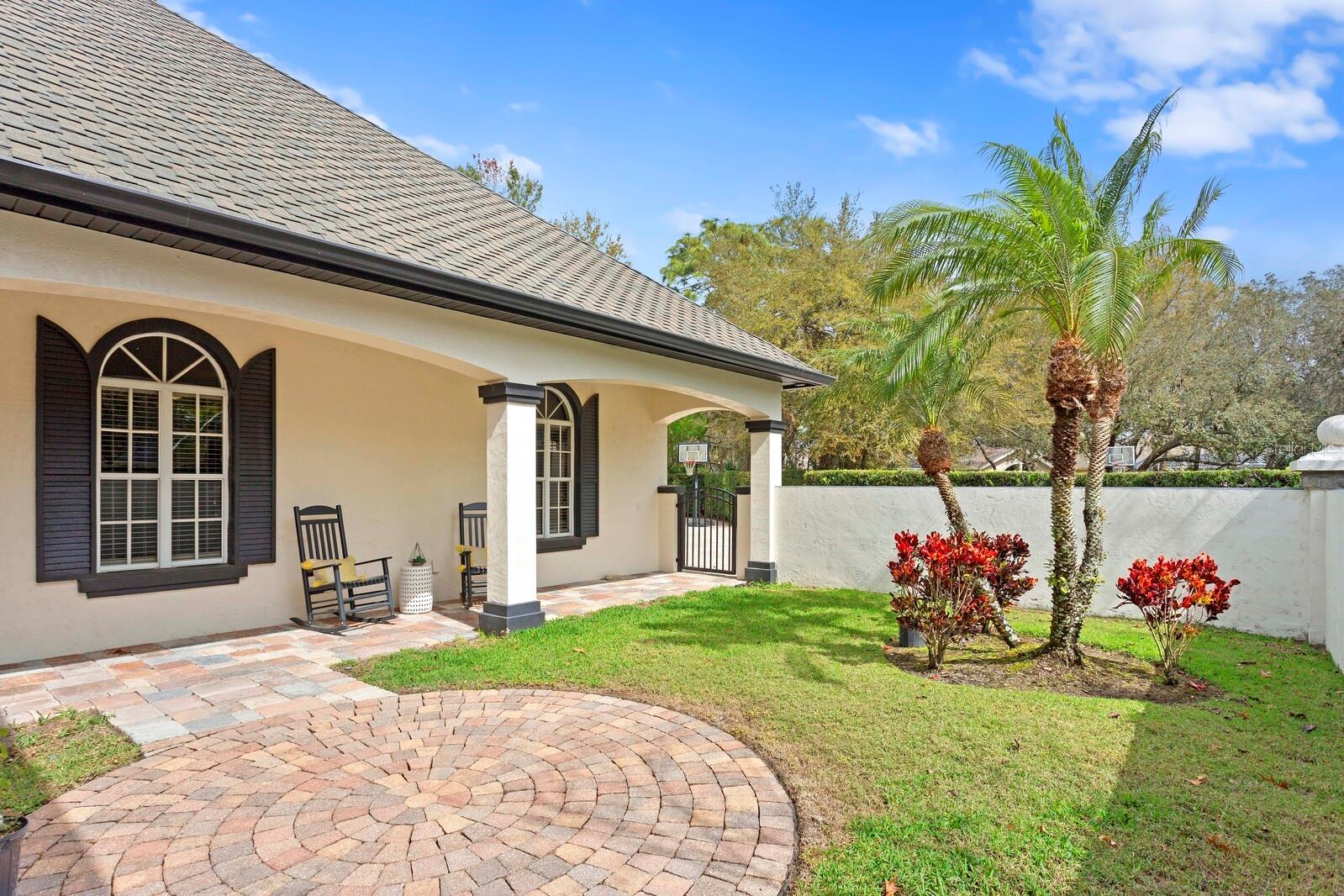 Private entrance & patio for in-law suite, this is luxury living!