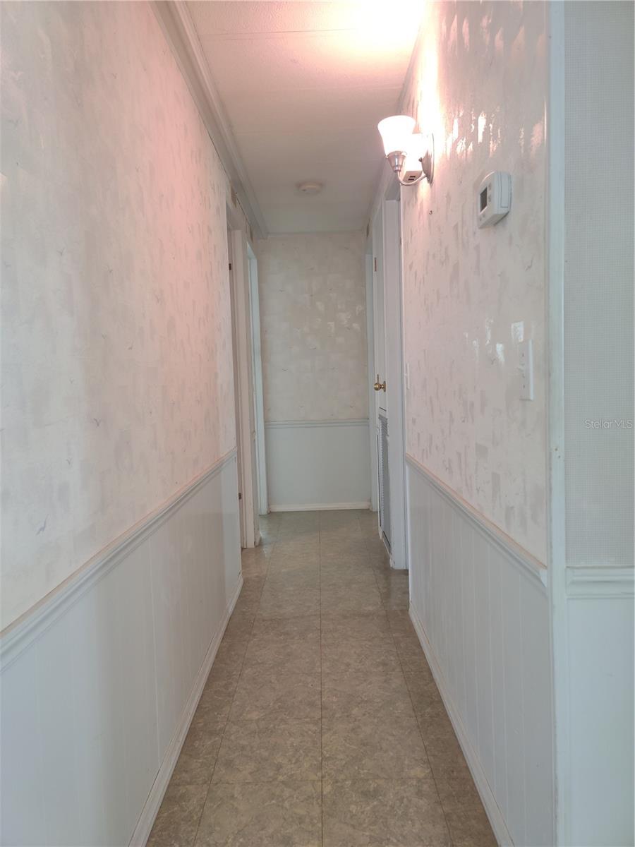 Hallway to Bedrooms and Guest Bathroom