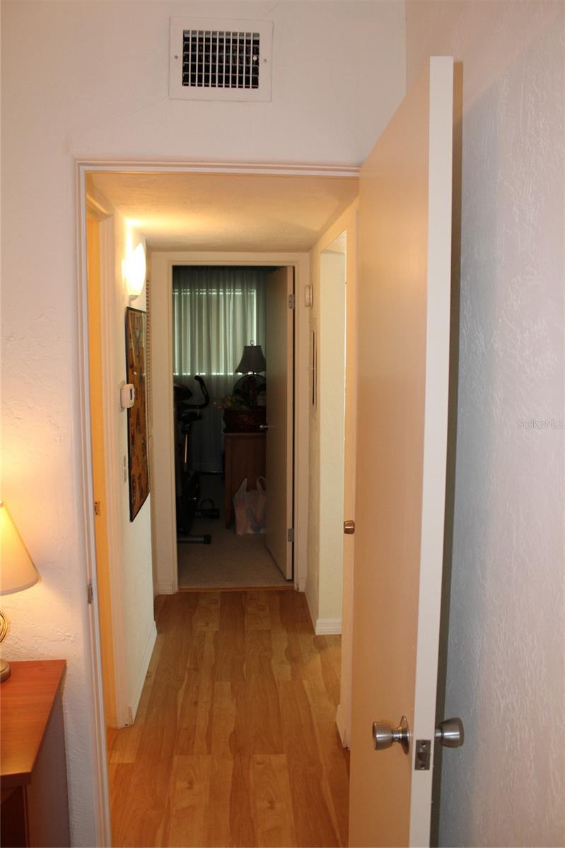 Hallway from Primary to Guest Bedroom