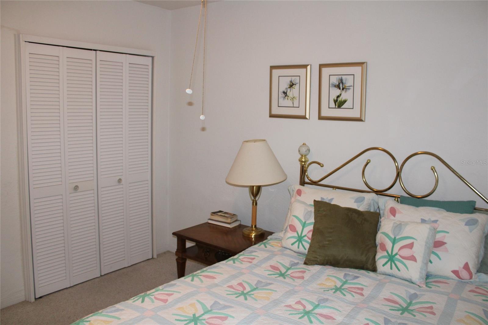 Closet space in the Guest Bedroom
