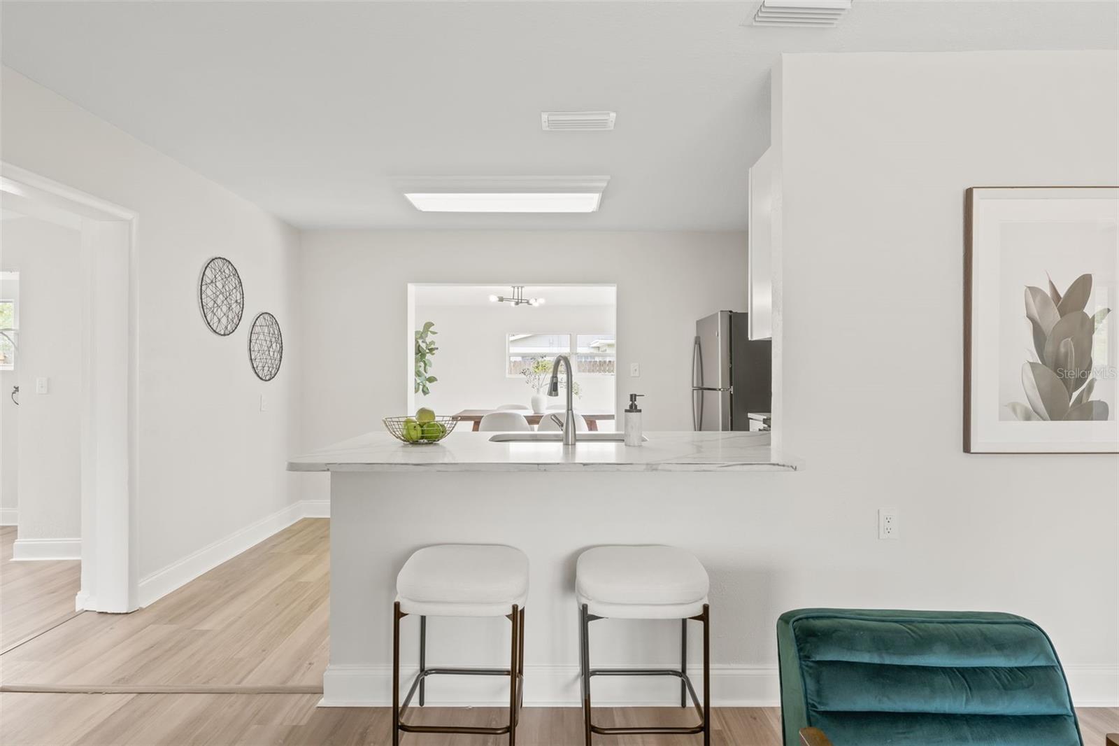 Eating Space in Kitchen