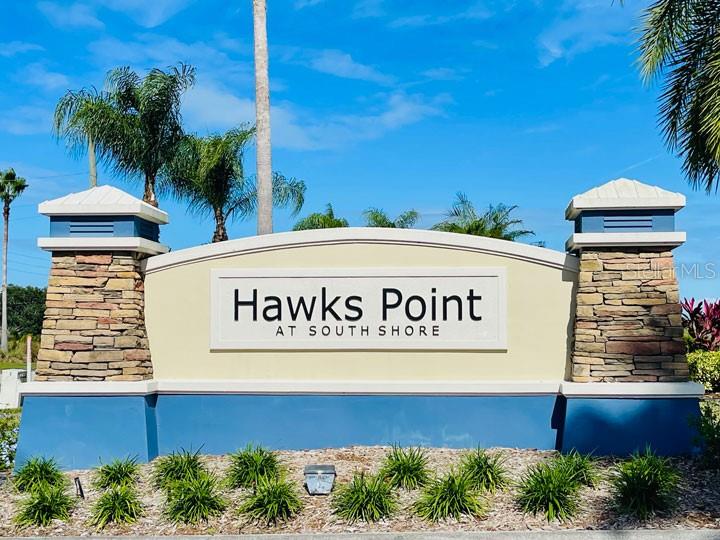 Hawks Point Gated entrance