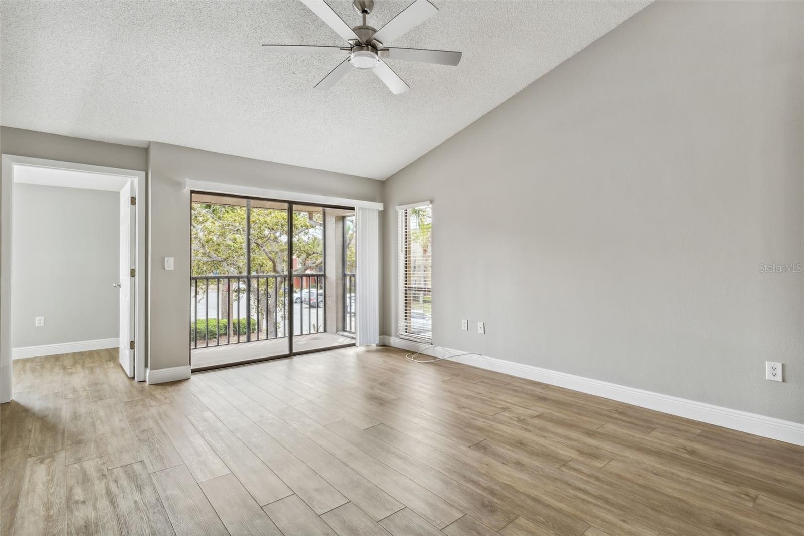 Brand new ceiling fan/light for comfortable air flow. The brand new luxury vinyl flooring throughout the unit makes your space cohesive and is the first thing to draw your attention!